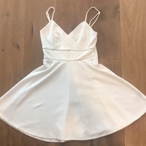 White formal dress